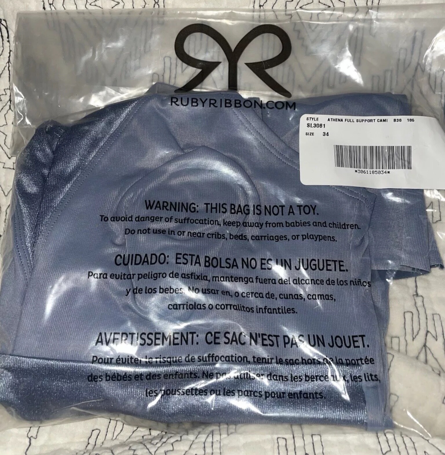 RUBY RIBBON ATHENA CAMI #3061 NEW!