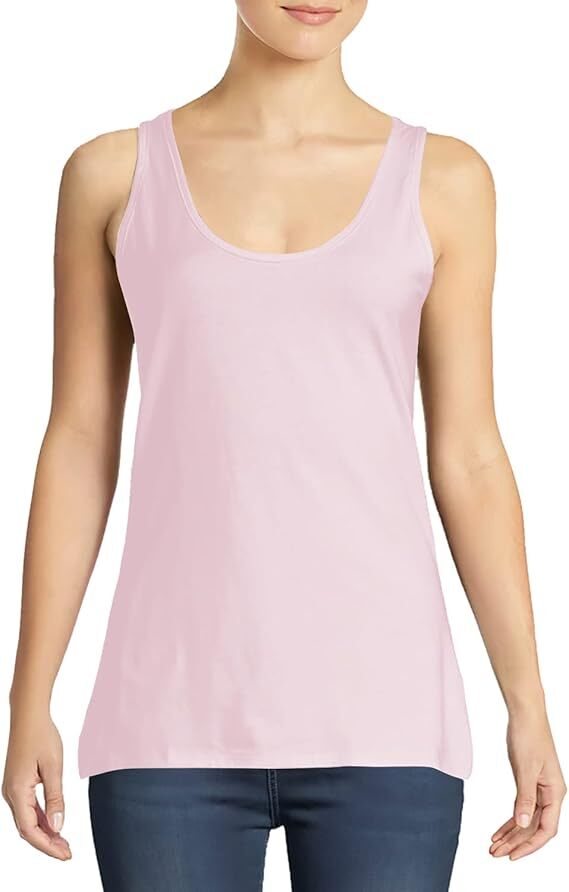 Hanes Scoop Neck Tank Top Sleeveless Lightweight Essential Women