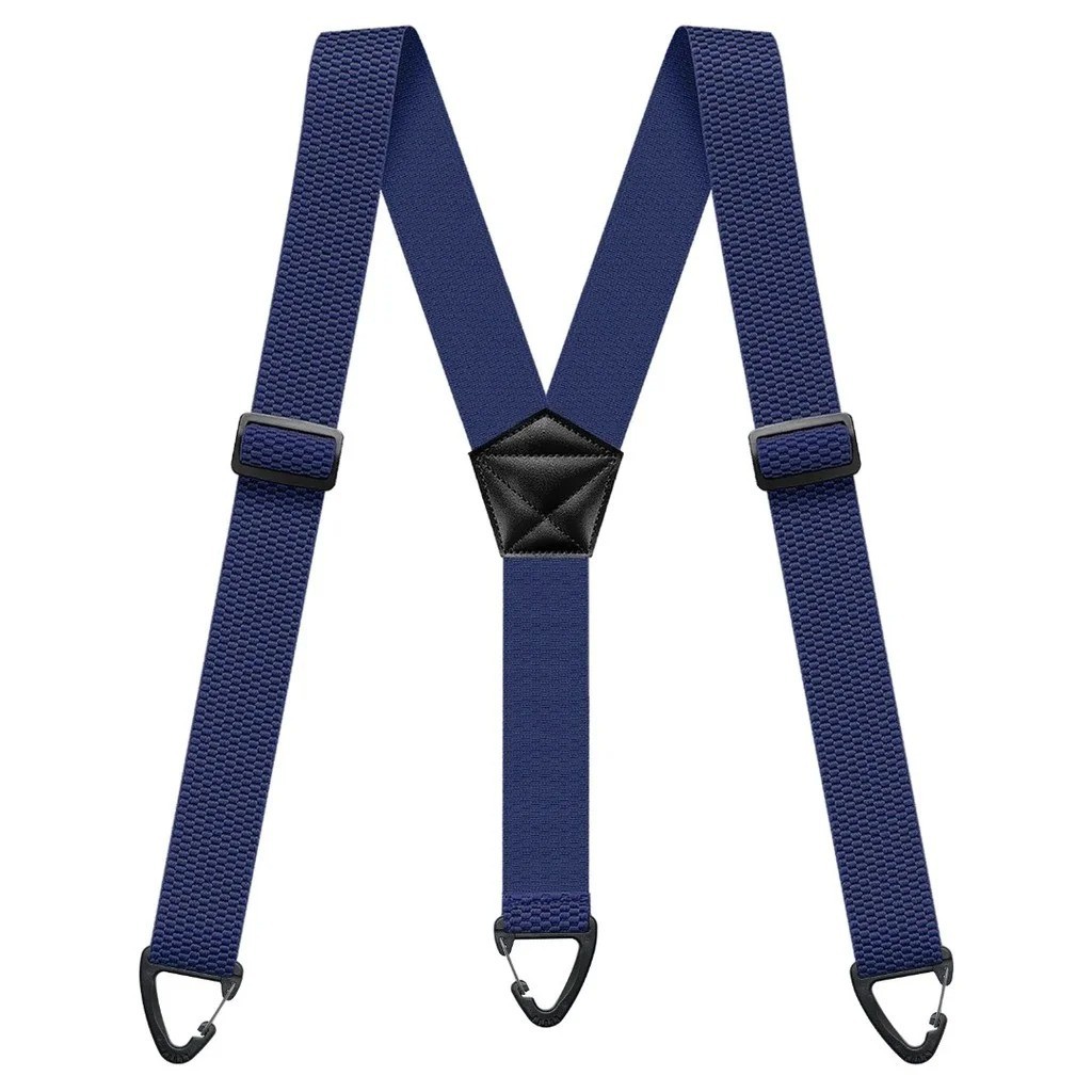 Heavy Duty Elastic Suspenders for Men Trouser Pants Braces Strap Work Belt