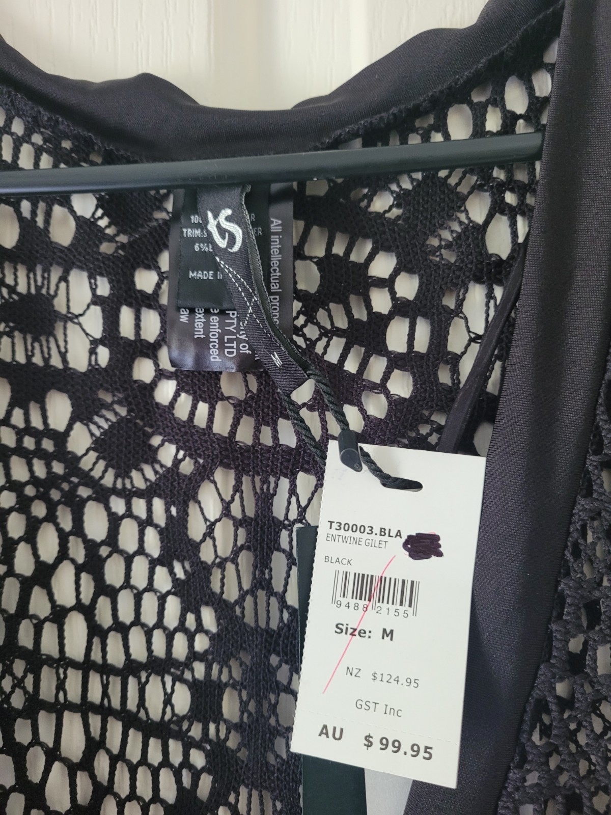 TS Taking Shape NWT Black Mesh Lace Sleeveless Tunic Dress Plus Size M (20)