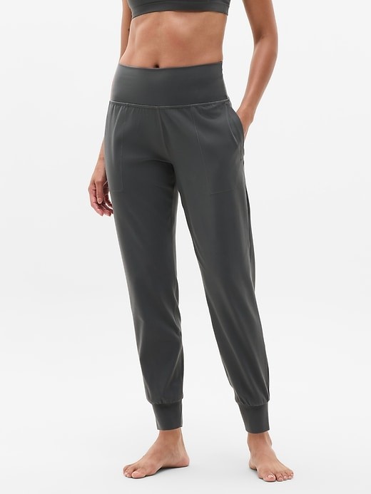 Athleta Medium M Salutation High Rise Jogger Shadow Grey NWOT! Fitness #531288