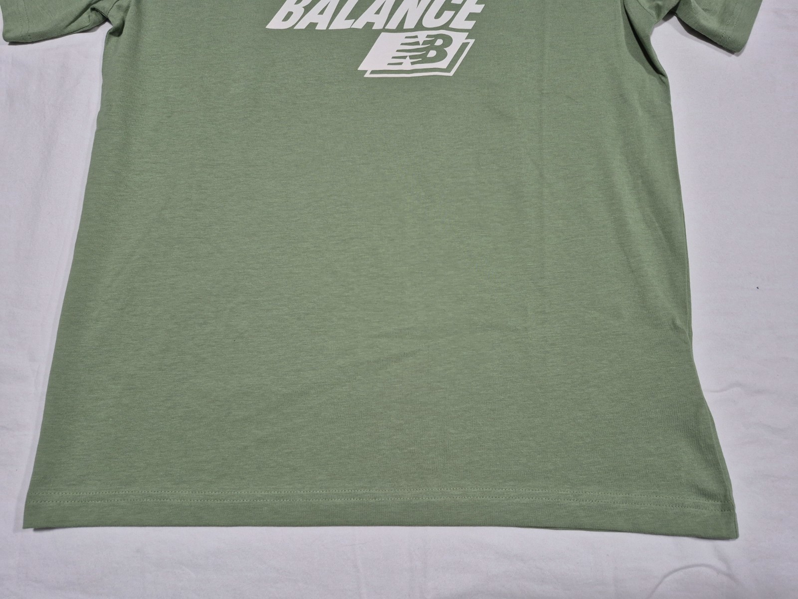 New Balance Men’s Green Logo Classi Sports Running Graphic Cotton T-Shirt