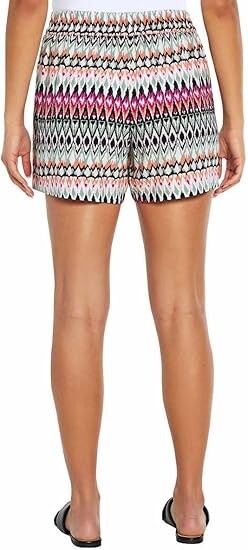 Wildfox Womens Lightweight Relaxed Fit Pull-On Shorts Multicolor Pockets