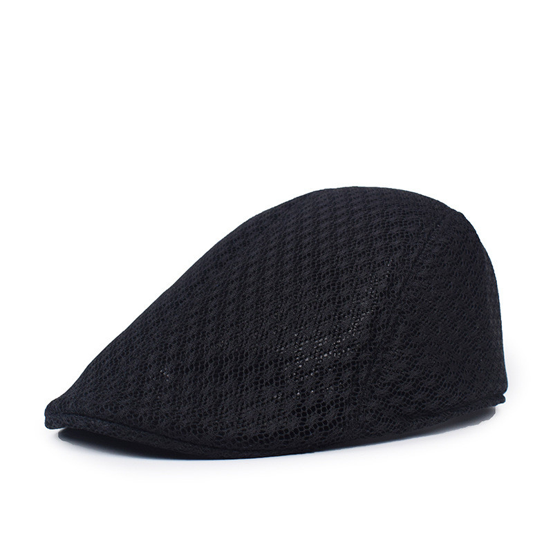Men’s Mesh Summer Hat Newsboy Beret Gatsby Cap Ivy Hat Golf Sun Flat Cabbie US