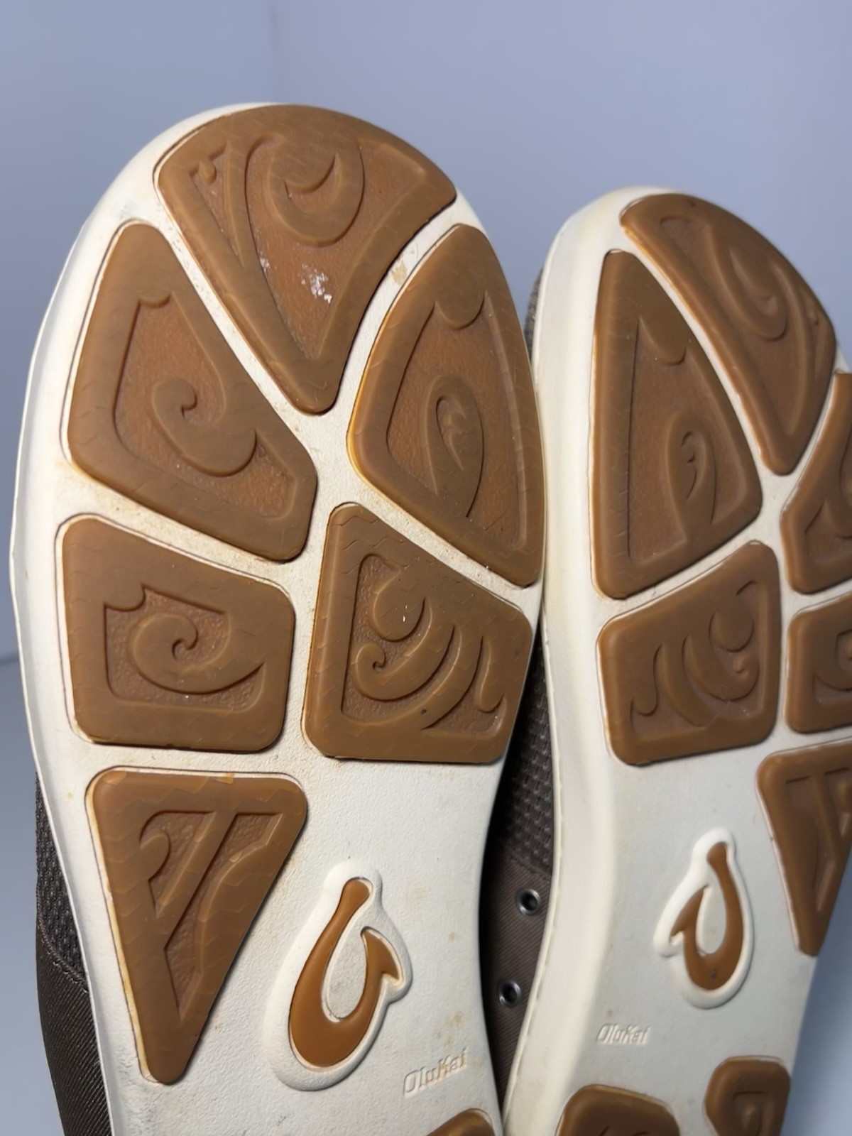 Olukai Mens Nohea Moku Brown 10283-RK13 Slip On Sneakers Shoes Casual Size M11