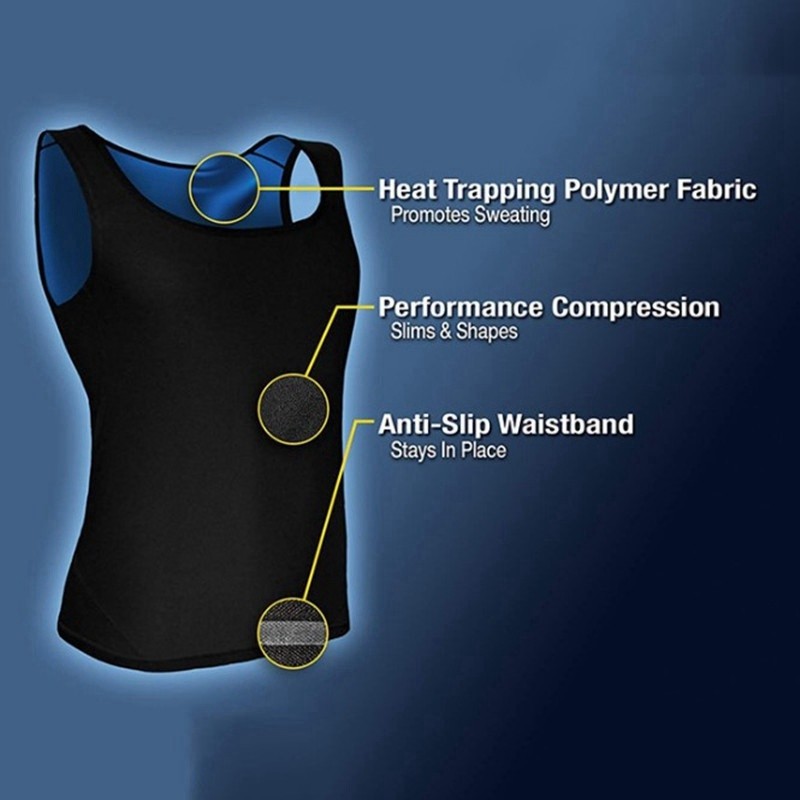 Women Sauna Suit Shirt Sweat Heat Trapping Shapewear Slimmer Body Shaper Vest