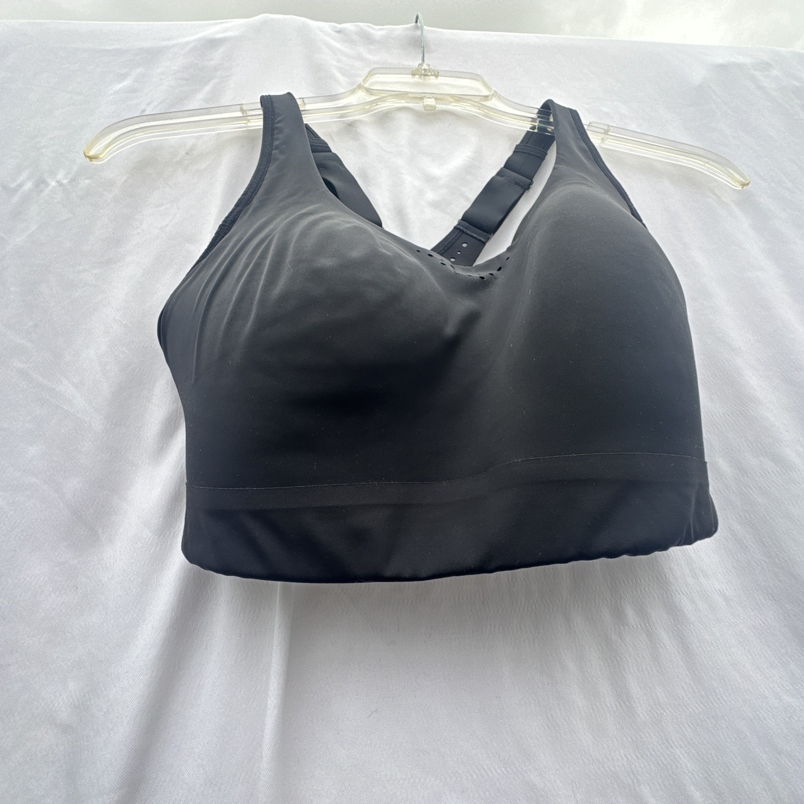 Athleta 34Dd Women High Support Adjustable Black Sport Bra Very Lightly Used. 11