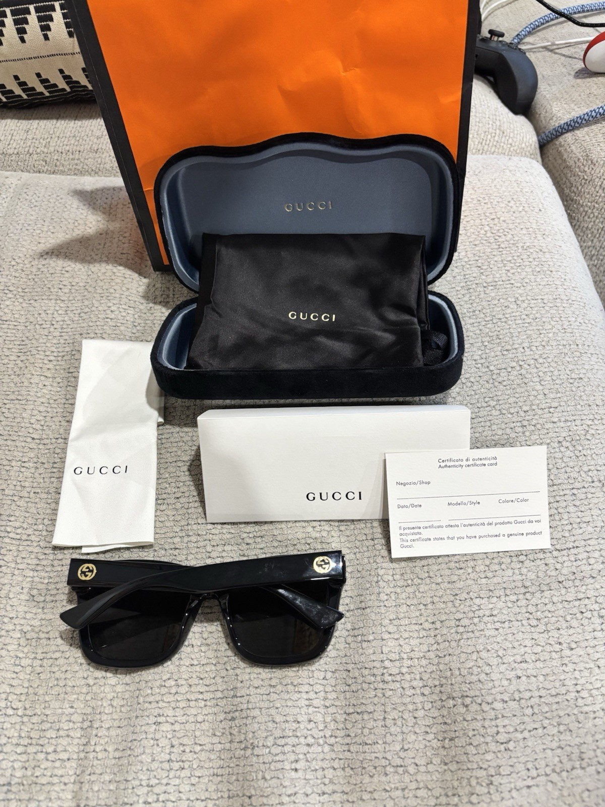 Gucci Sunglasses GG1338S Black BRAND NEW W receipt