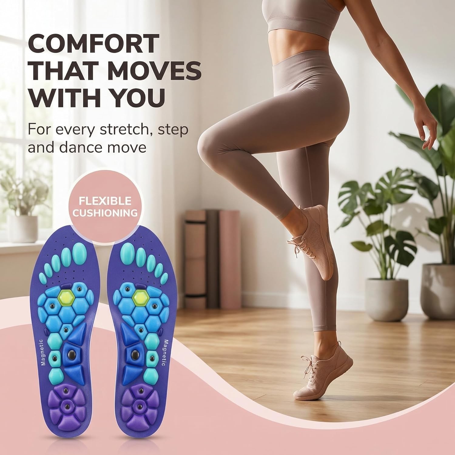 Shoe Insoles for Men & Women. Shoe Insoles Arch Support for Pain Relief