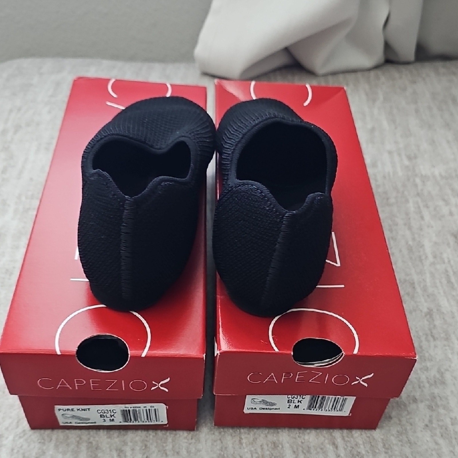Capezio Black Slip-On Dance Shoes