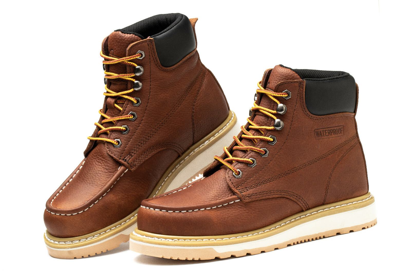 Waterproof Boots Men’s Work Boots 6″ Soft Toe , LightWeight Construction boots