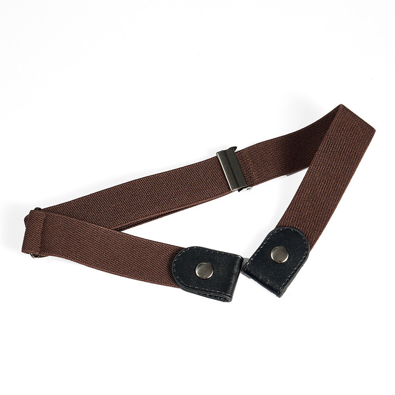 Men Women Buckle-free Elastic Invisible Waist Belt for Jeans No Bulge Hassle