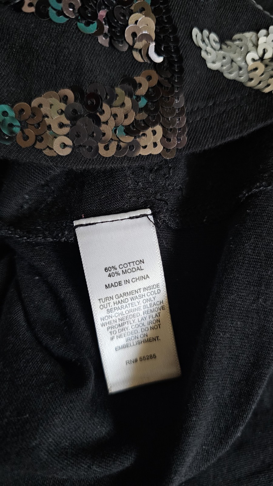 Express Womens XS Black Silver Sequin Racerback Tank Top