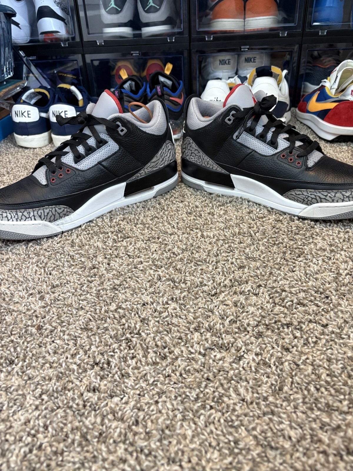 Air Jordan 3 Retro Black Cement 2018 Men’s Size 12 – Used Good Condition – OG