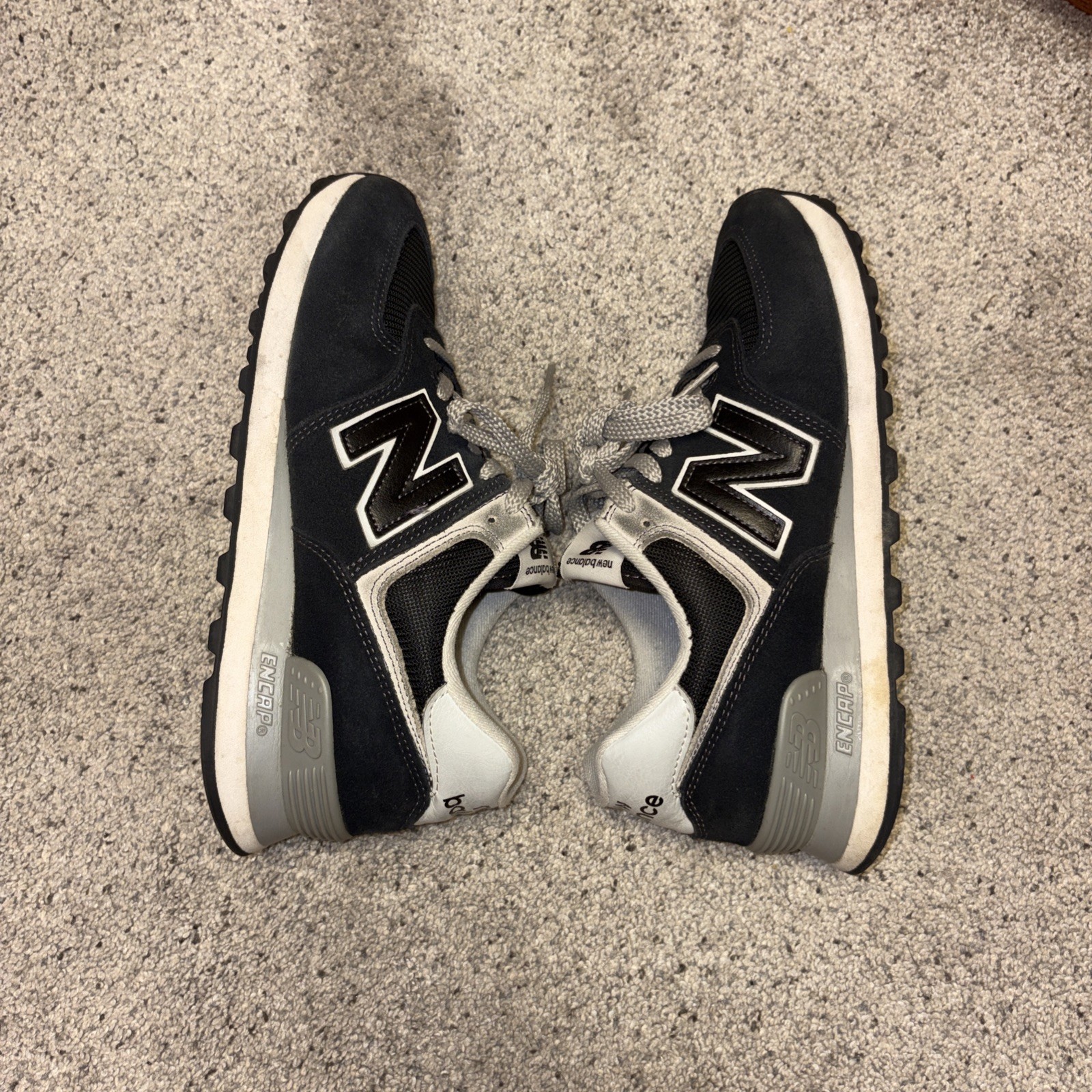 New Balance 574 Black/Grey US Mens Size 7