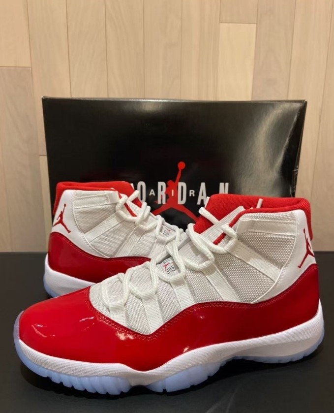 Jordan Air Jordan 11 Retro “Varsity Red” High Top Mens Basketball