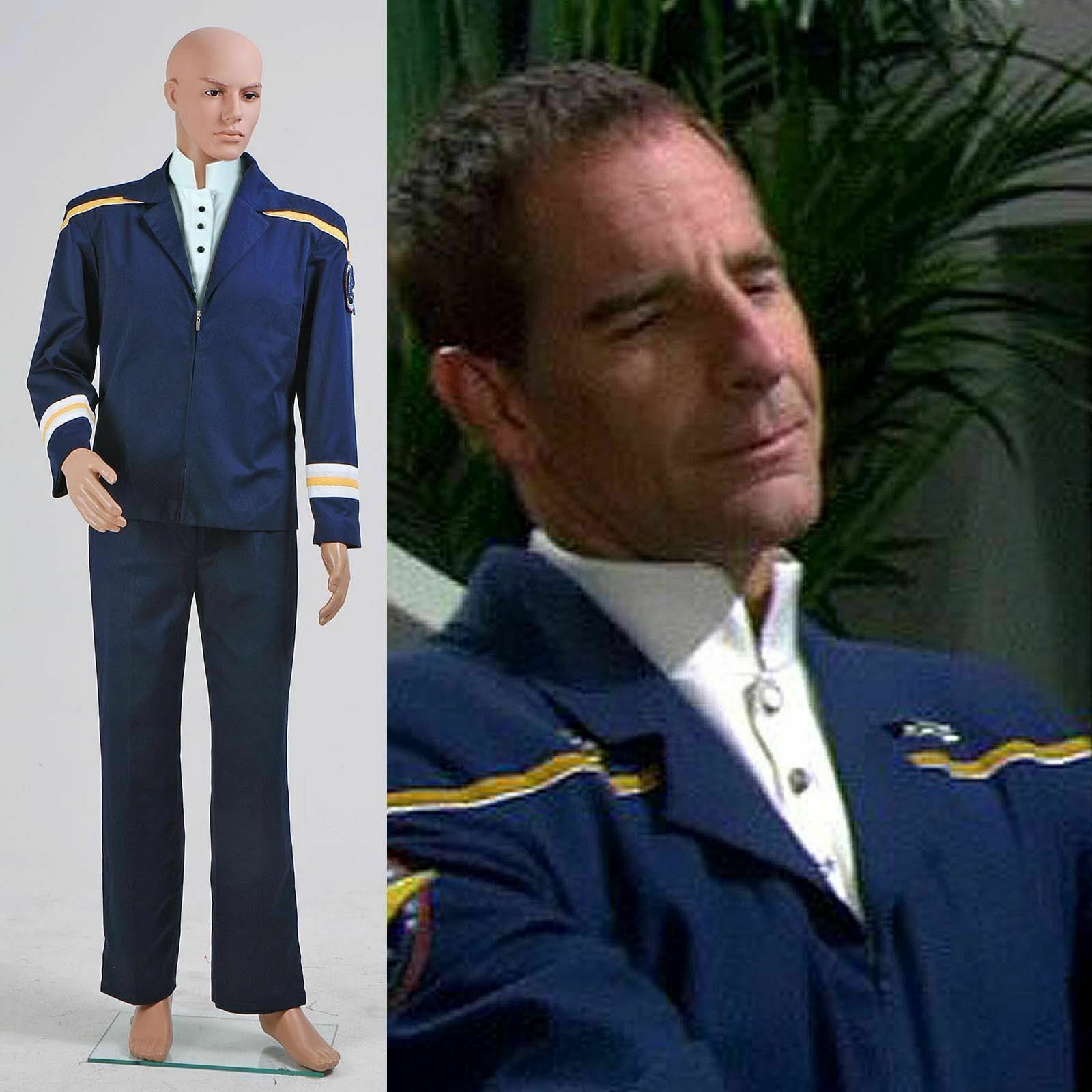 New Star Trek Enterprise Archer Uniform Halloween Cosplay Costume S-2XL