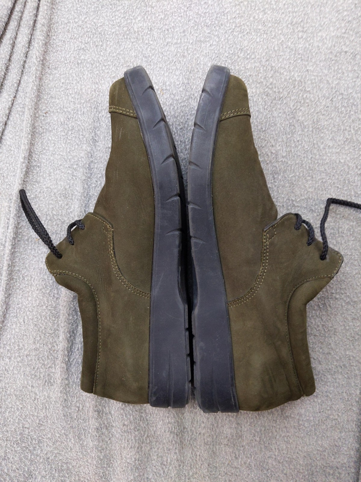Fits By Theresia Boston Shoes Womens 6 37 Green Nubuck Casual Comfort