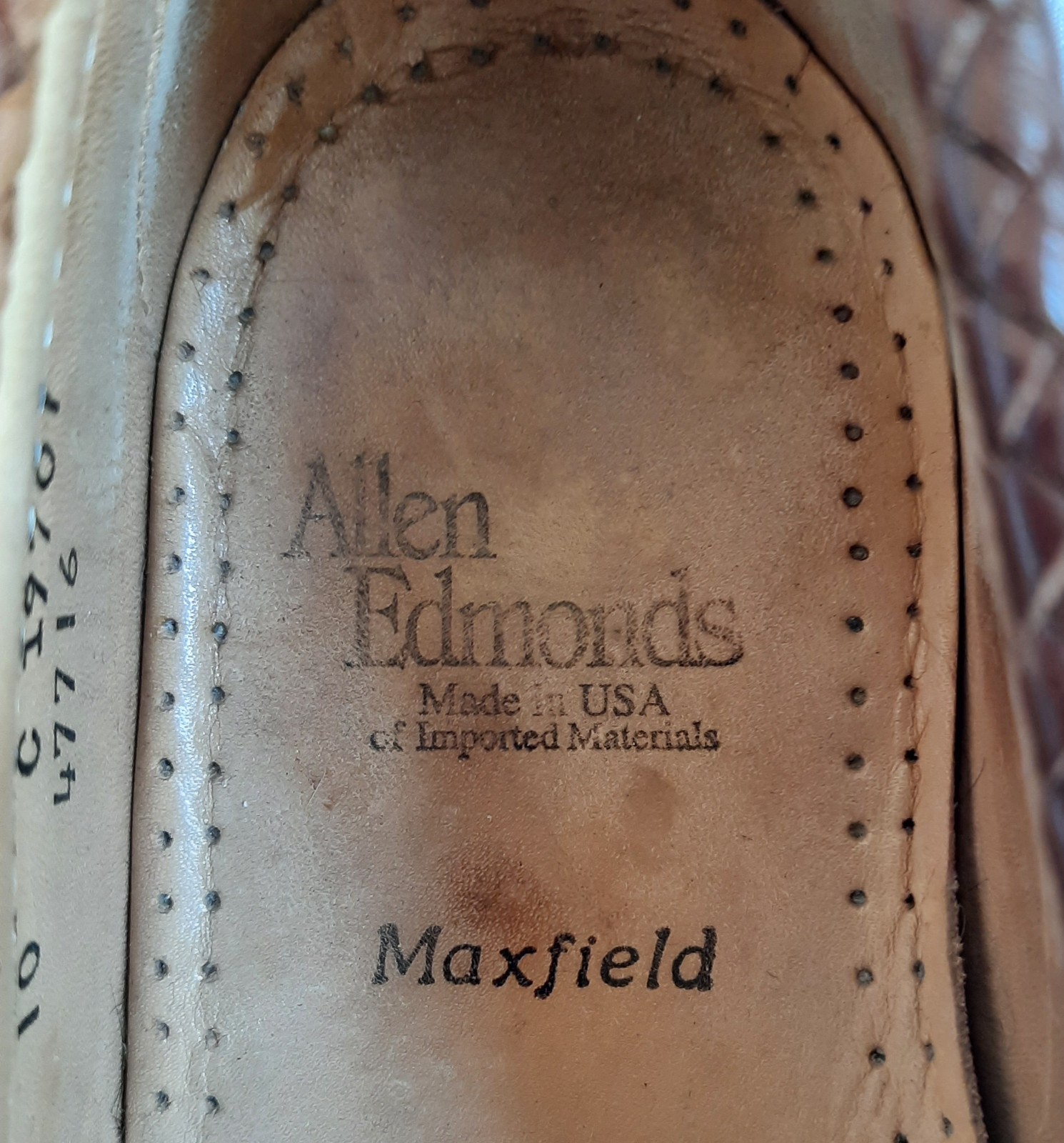 Allen Edmonds Maxfield 10 C Chilli