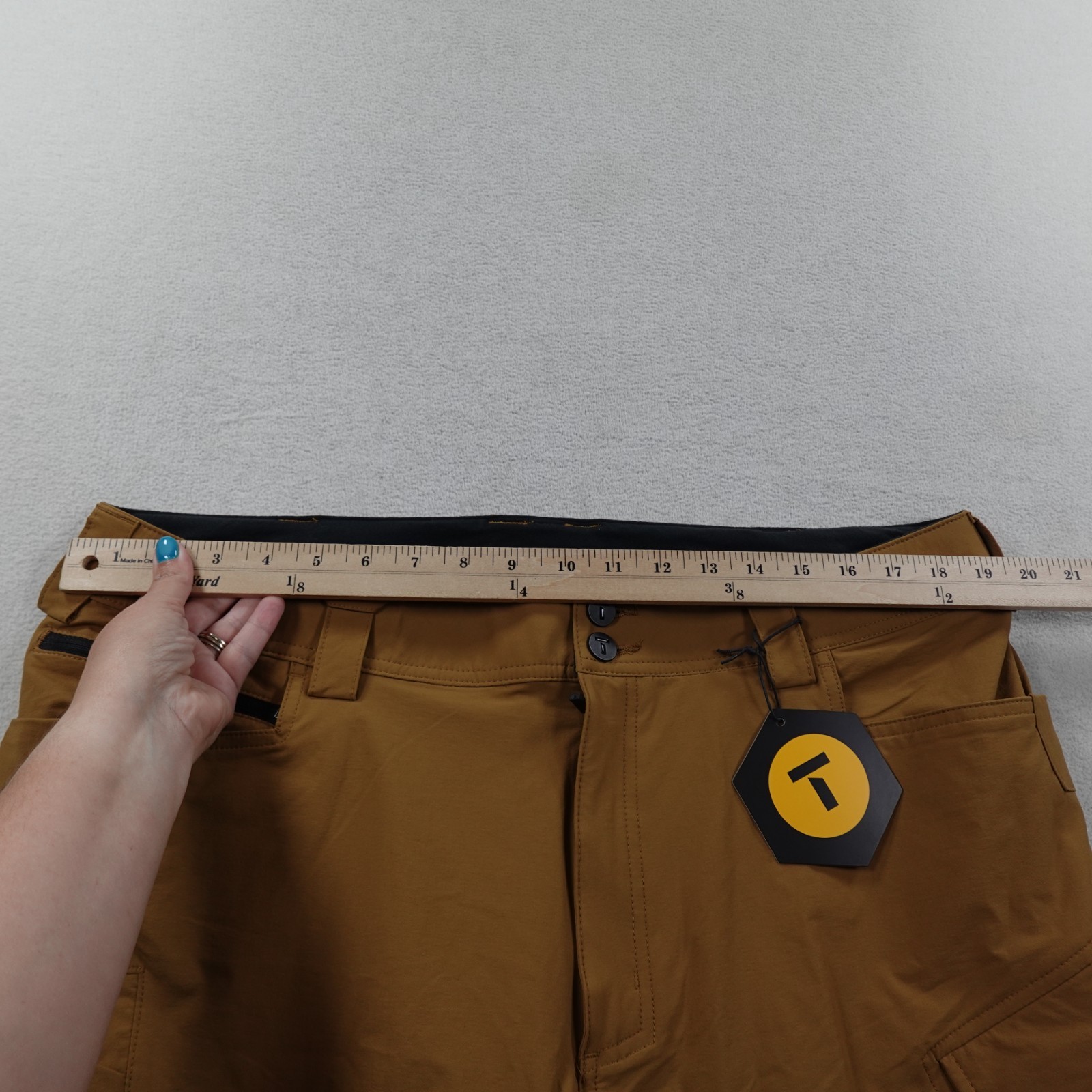 Truewerk T1 Werkpant Pants Mens 38 Brown Tech Cargo Work Performance Stretch NWT