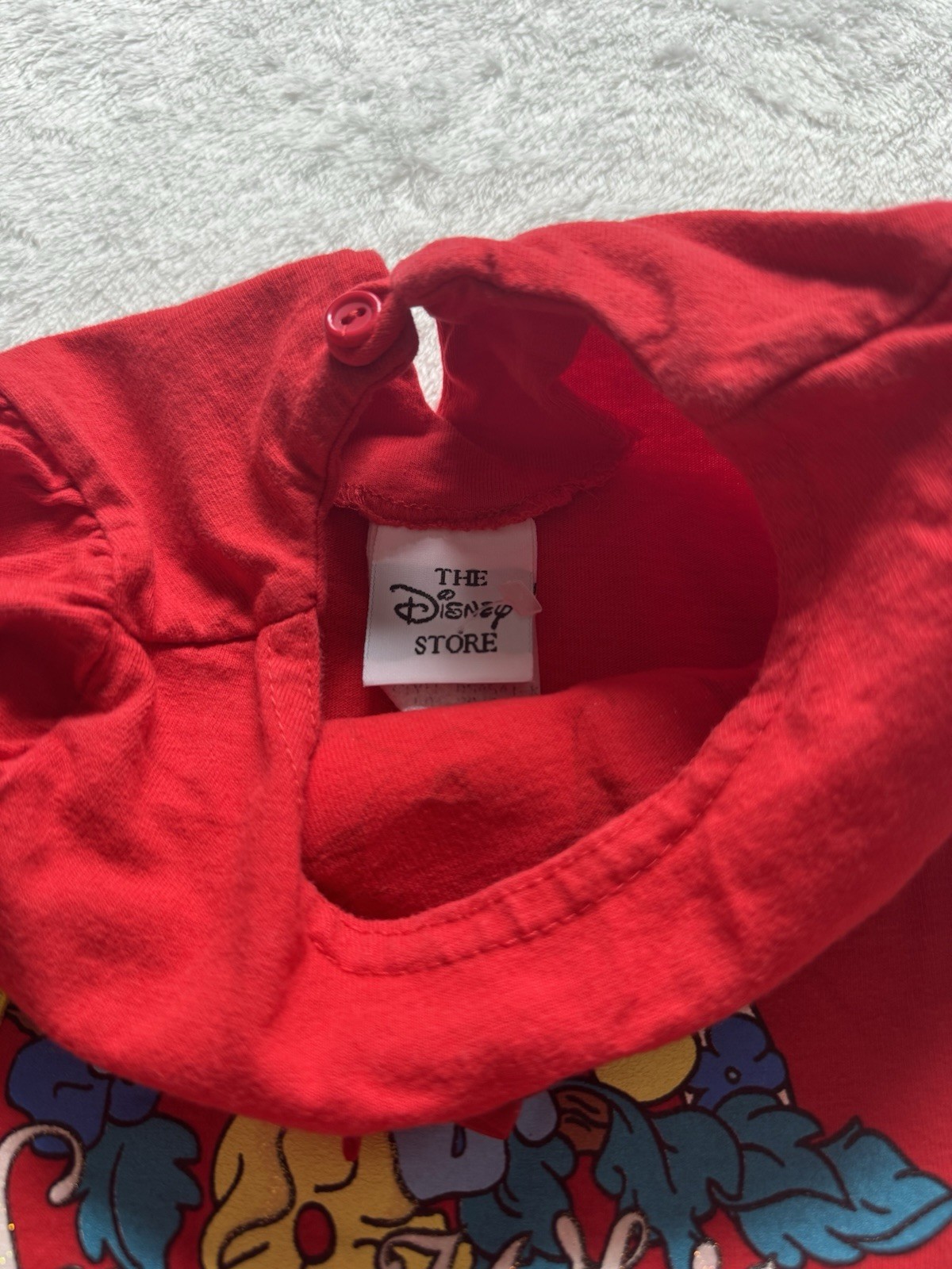RARE Vintage 90s Snow White Red Dress Size 4T The Disney Store Tag Made In USA