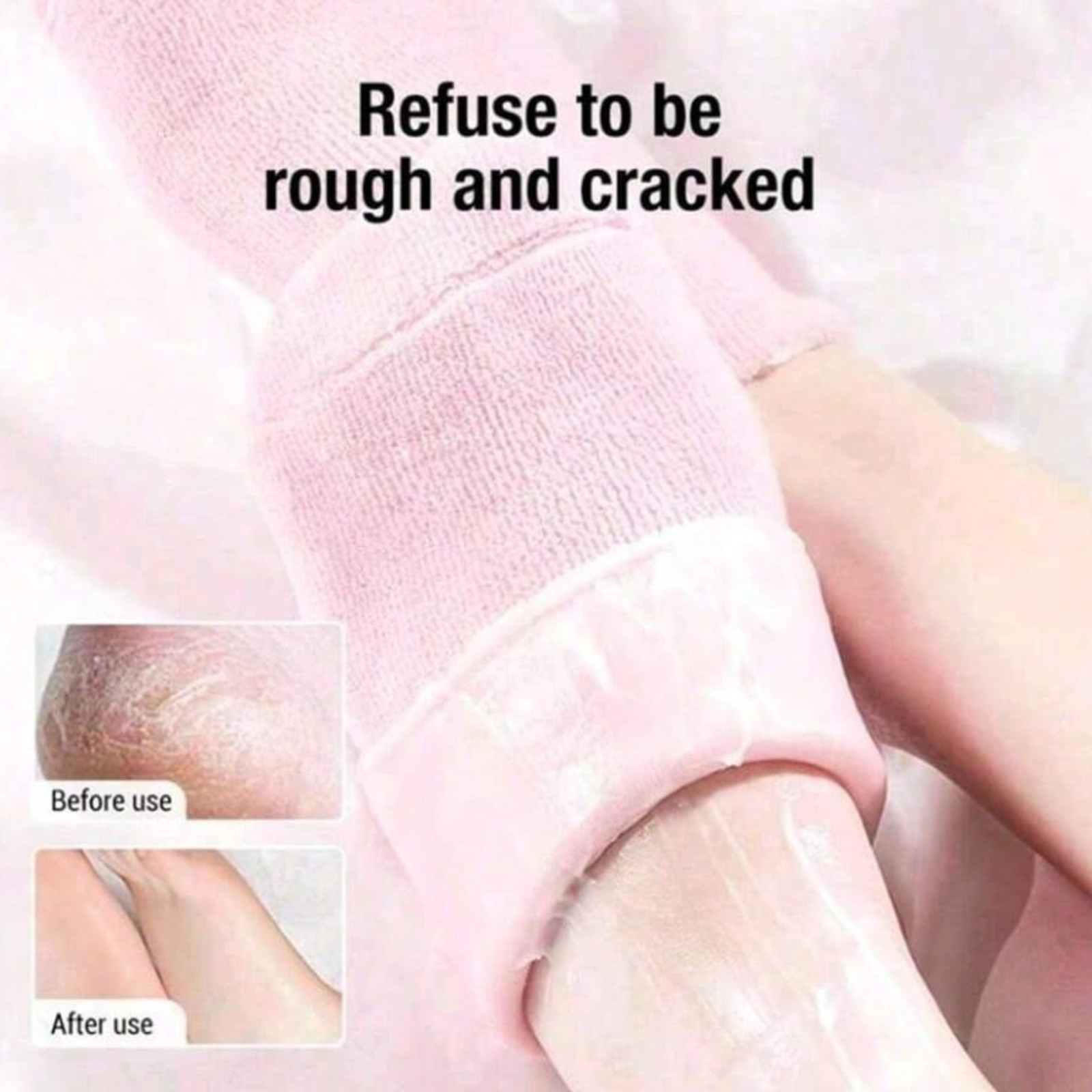 2PCS Reusable Gel Moisturizing Foot Socks Soft Hydrating Socks Pedicure Socks