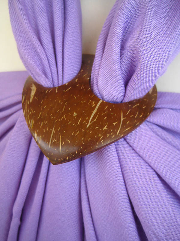 Hawaiian Hand Made Coconut Sarong Pareo Beach Pool Cruise Buckle Clip~Set of 3