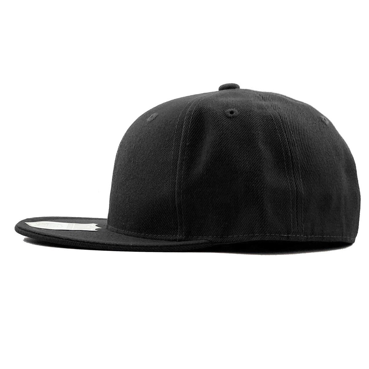 Premium Solid Fitted Baseball Cap Hat Blank Plain Flat Bill 9-Sizes Trucker