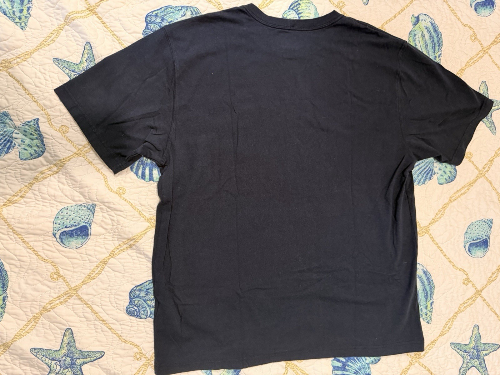 Carhartt Men’s Loose Fit Pocket T-Shirt Navy L Cotton Knit Crew Neck