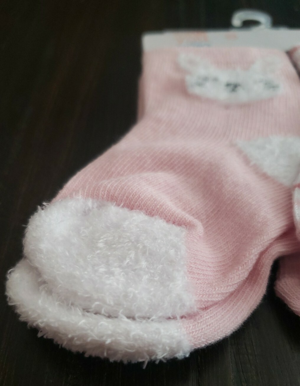 Carter’s Just One You Baby Girl 6-12M Easter Socks 2 Pair Fuzzy Bunny & Striped