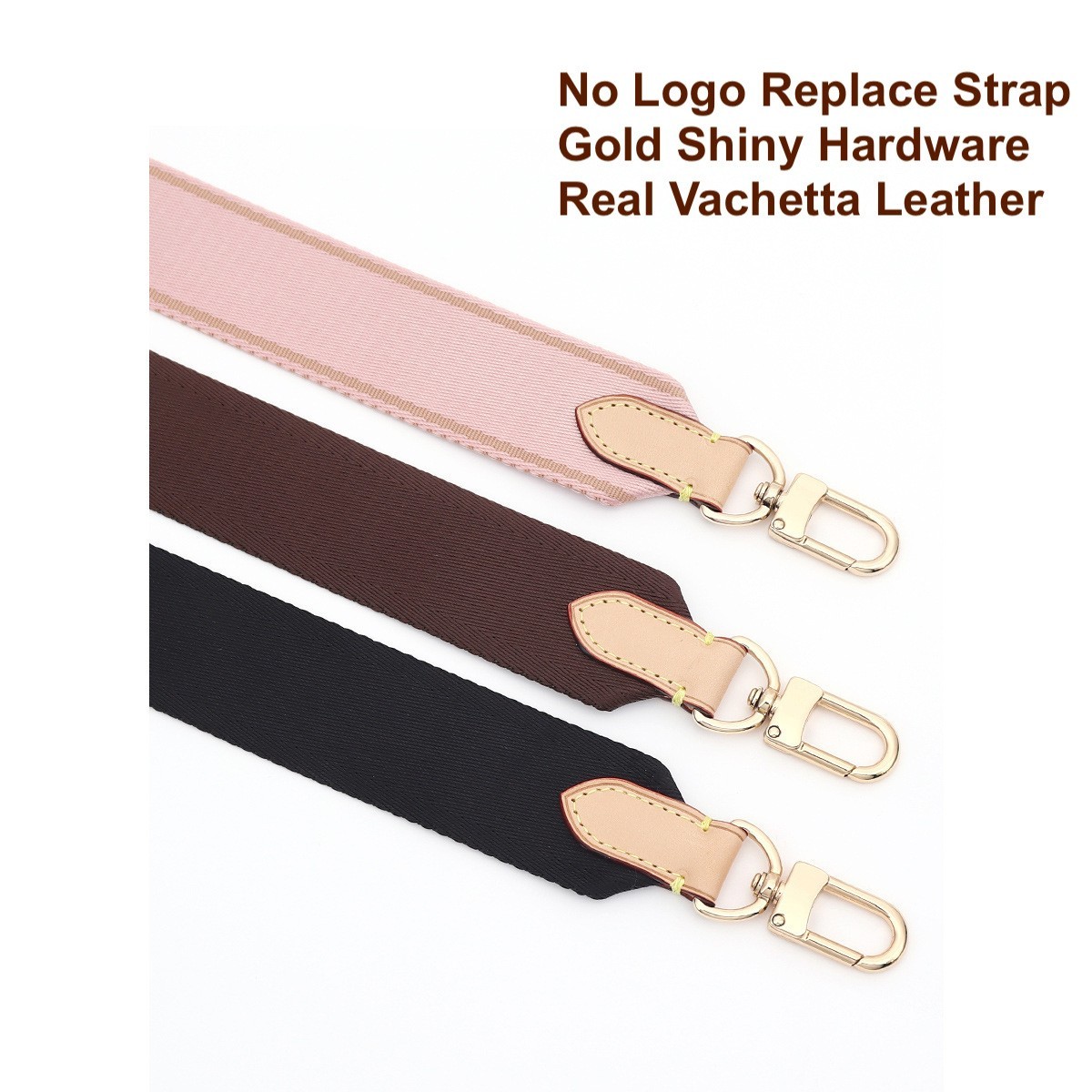 New LV Keepall Replacement Calfskin Adjustable Crossbody Shoulder Leather Strap