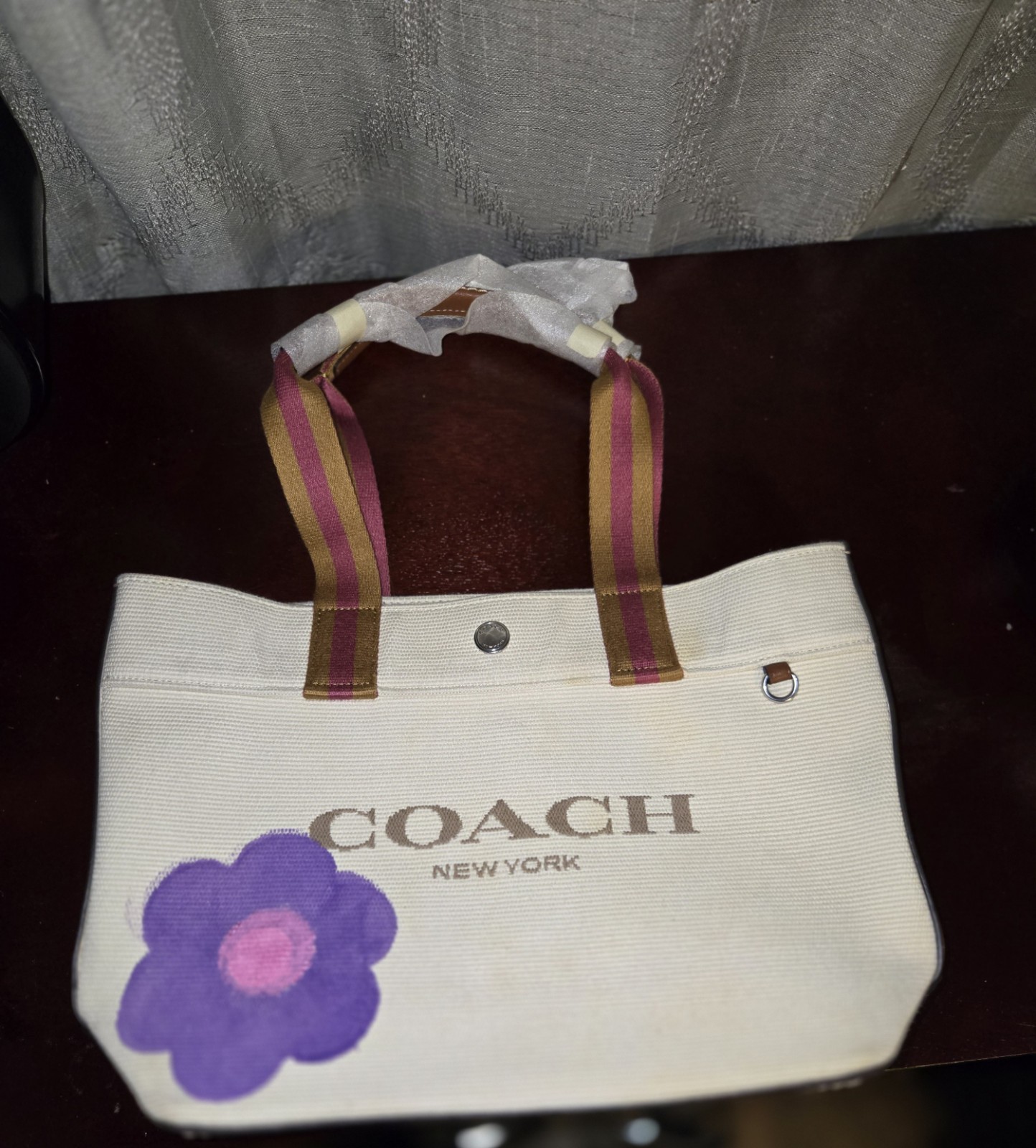 Coach Small Canvas Tote NATURAL, CK168