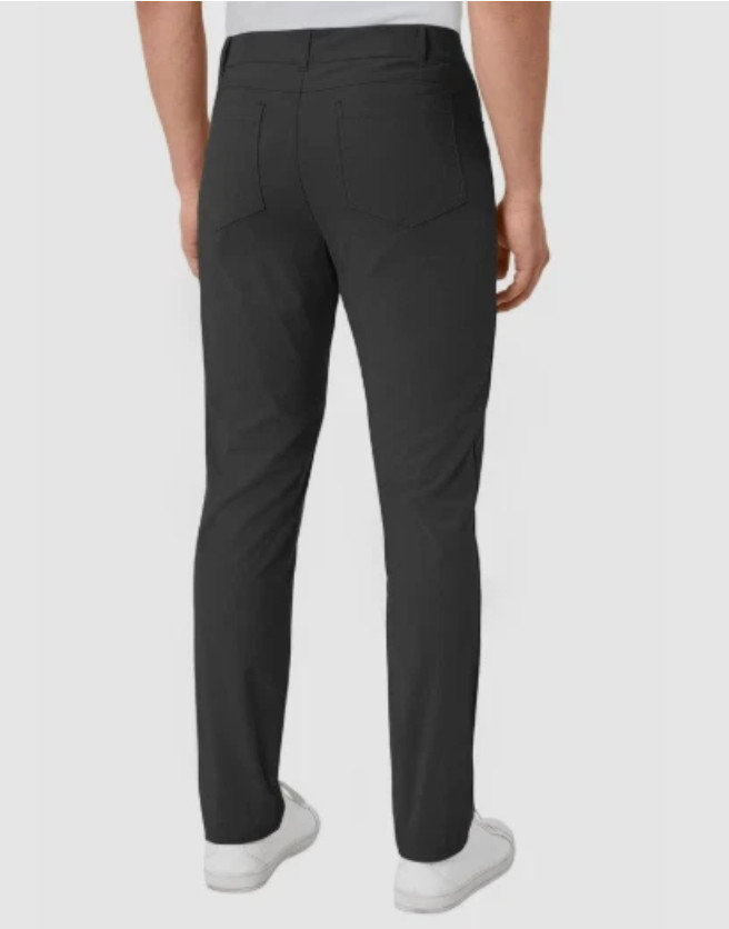 Modern Ambition Men’s 5-Pocket Pant Moisture Wicking Fabric Black Size 40×30
