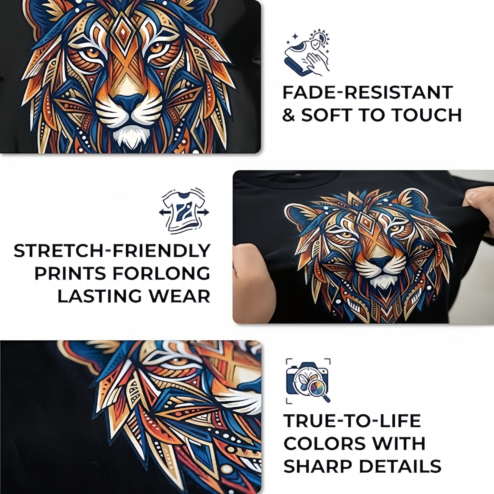 Custom T-Shirts: Print Your Photo/Logo Front & Back, Unisex Personalized Tee