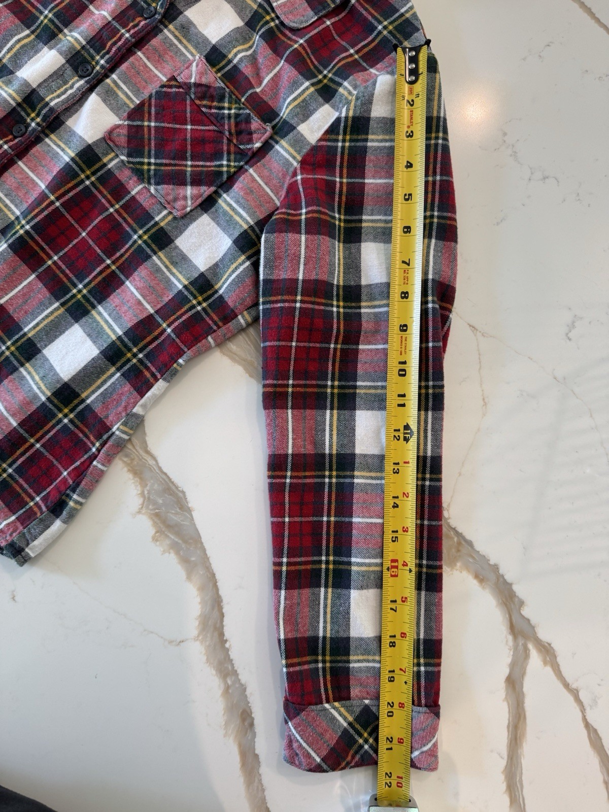 Natural Reflections Bass Pro Flannel Shirt Womens M 100% Cotton Red Plaid