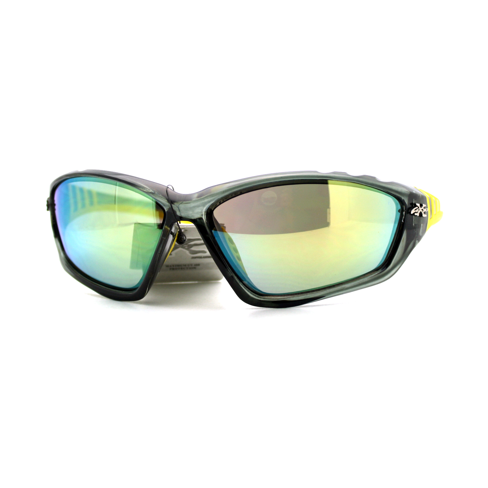 Xloop Sports Sunglasses Oval Wrap Around Unisex Frame Rubber Nose