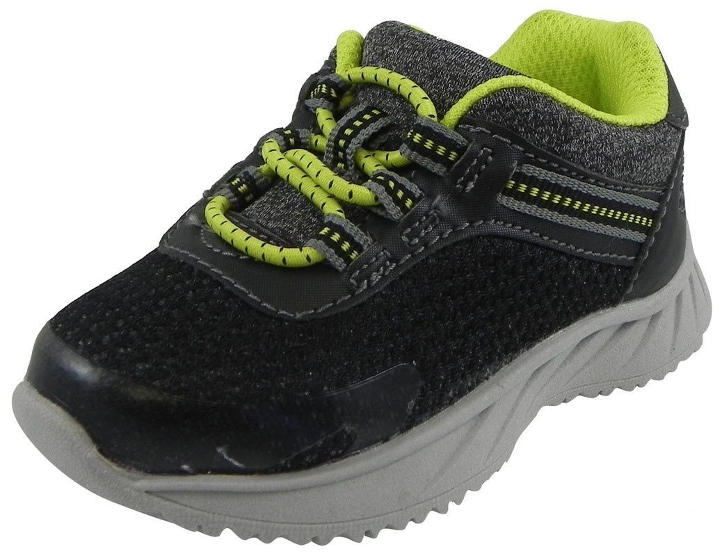 $38.00 NEW OshKosh B’gosh Toddler Boy’s Mesh Sneaker Shoe Black Sz 5
