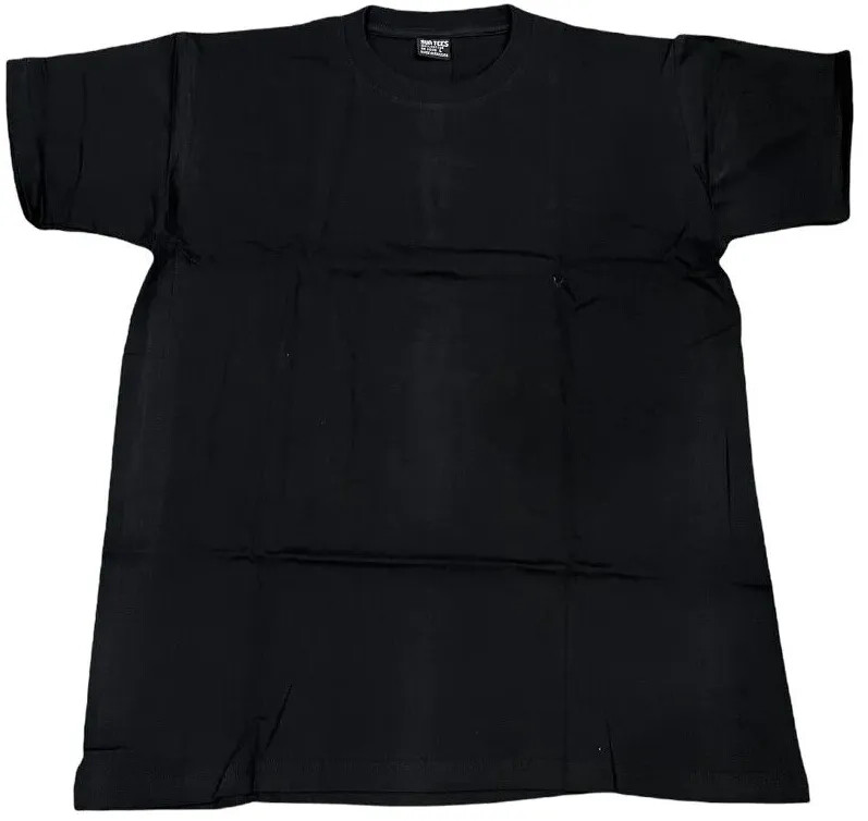 6-Pack SunTees Heavy Cotton White T-Shirts Crew Neck Short Sleeves