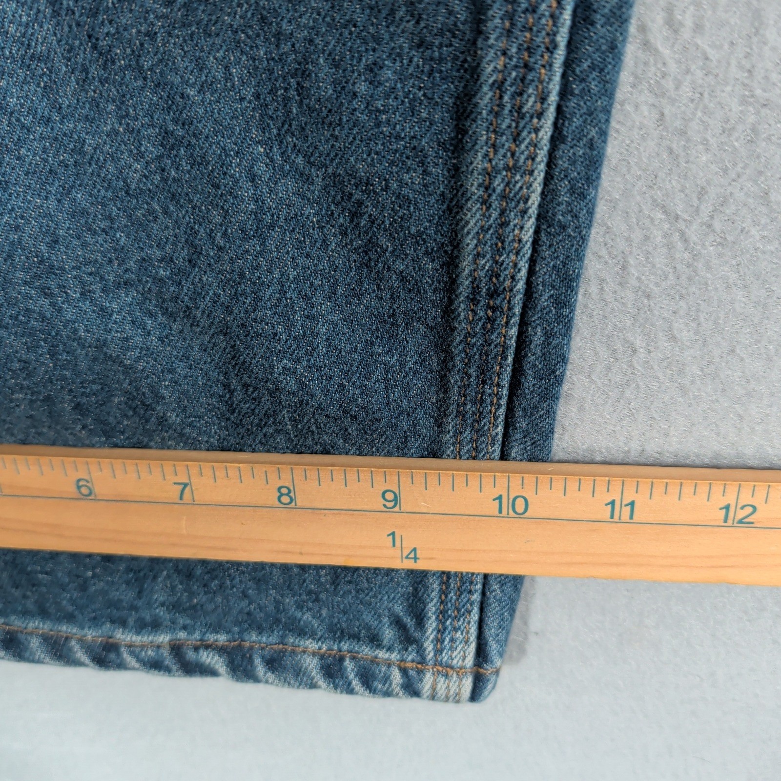 Carhartt Jeans Mens 48×28 Blue B460 DVB Relaxed Fit Workwear Denim Pants