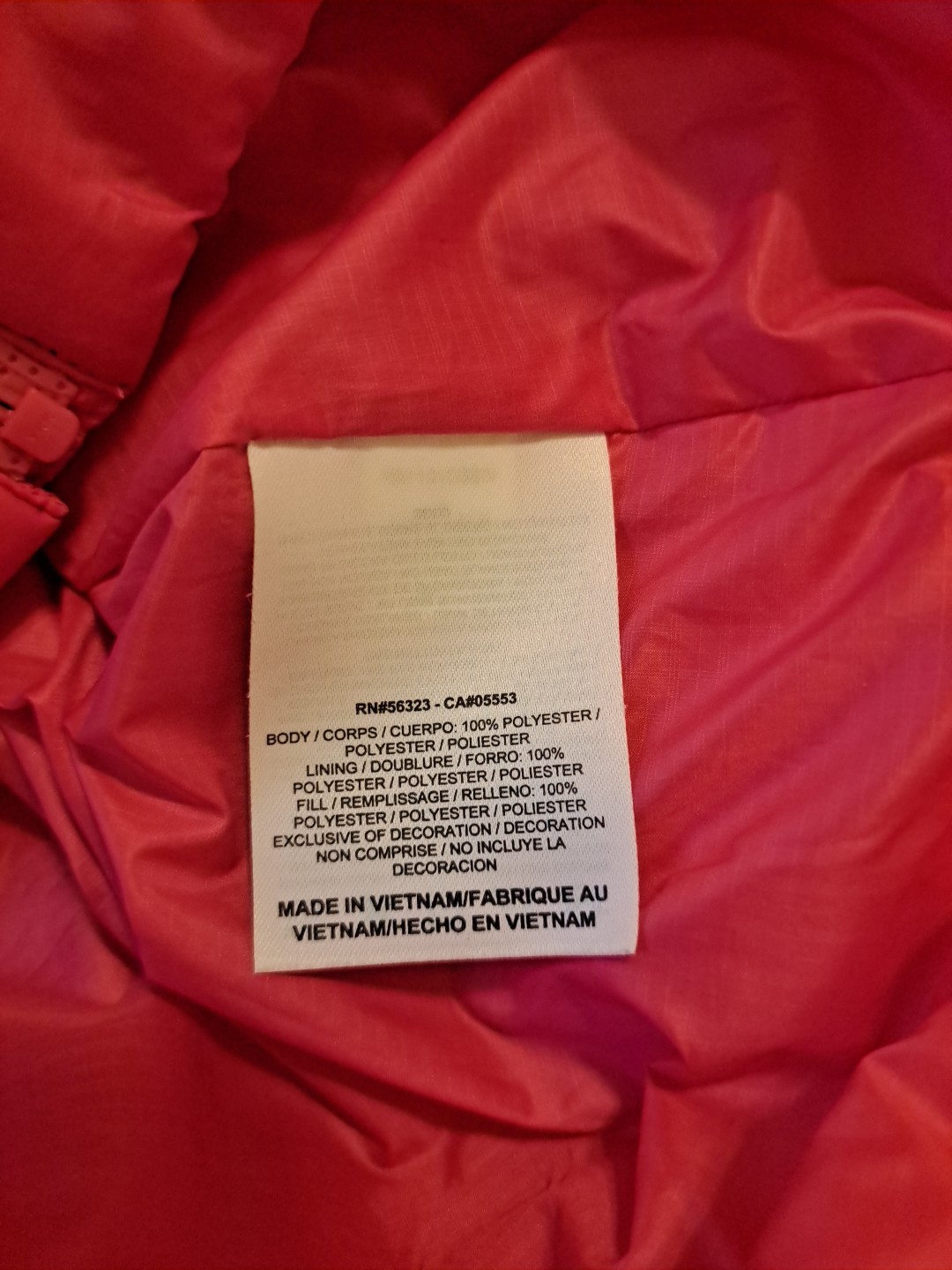Nike Golf Hot Pink Zip up Puffer Jacket Hooded Size L EUC Returns Accepted