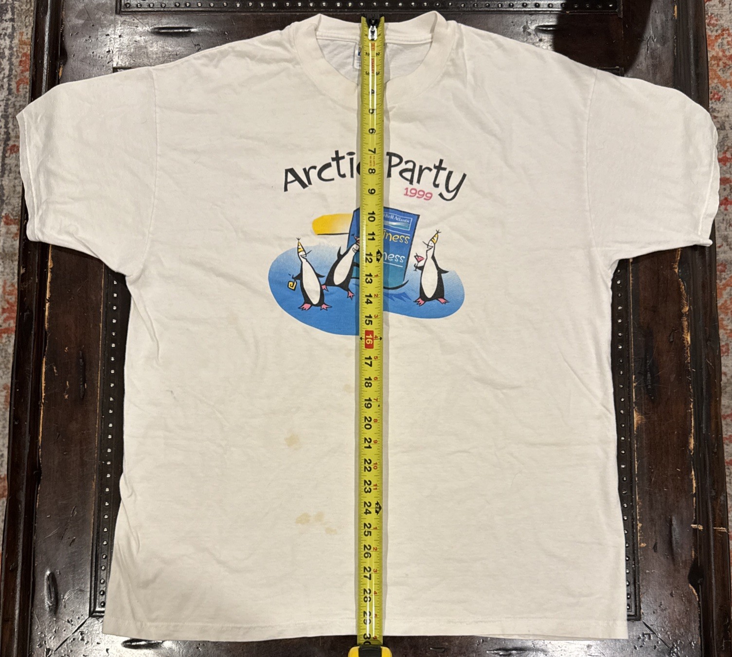 Bell Atlantic Business to Business ARCTIC PARTY 1999 VTG Hanes Beefy T-Shirt: XL