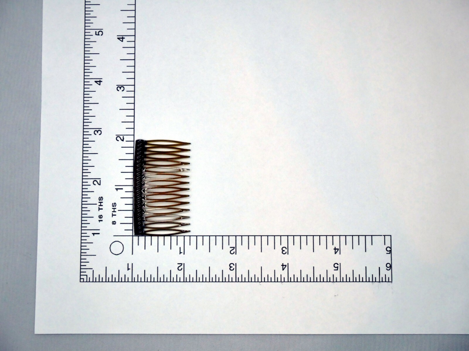 4 Combs x Good Hair Days Grip-Tuth® 1 3/4″ Brown Shorty Combs Made in USA 40163