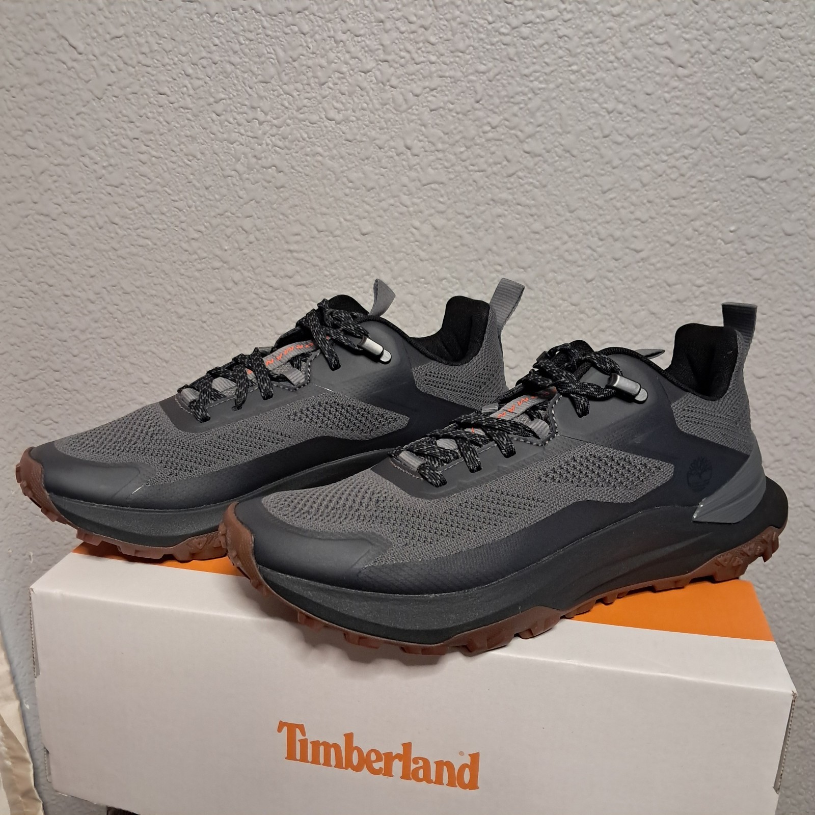 Timberland Motion Access Low Lace Sneaker Medium Grey Knit Men’s 9.5 A6DJK-EX6