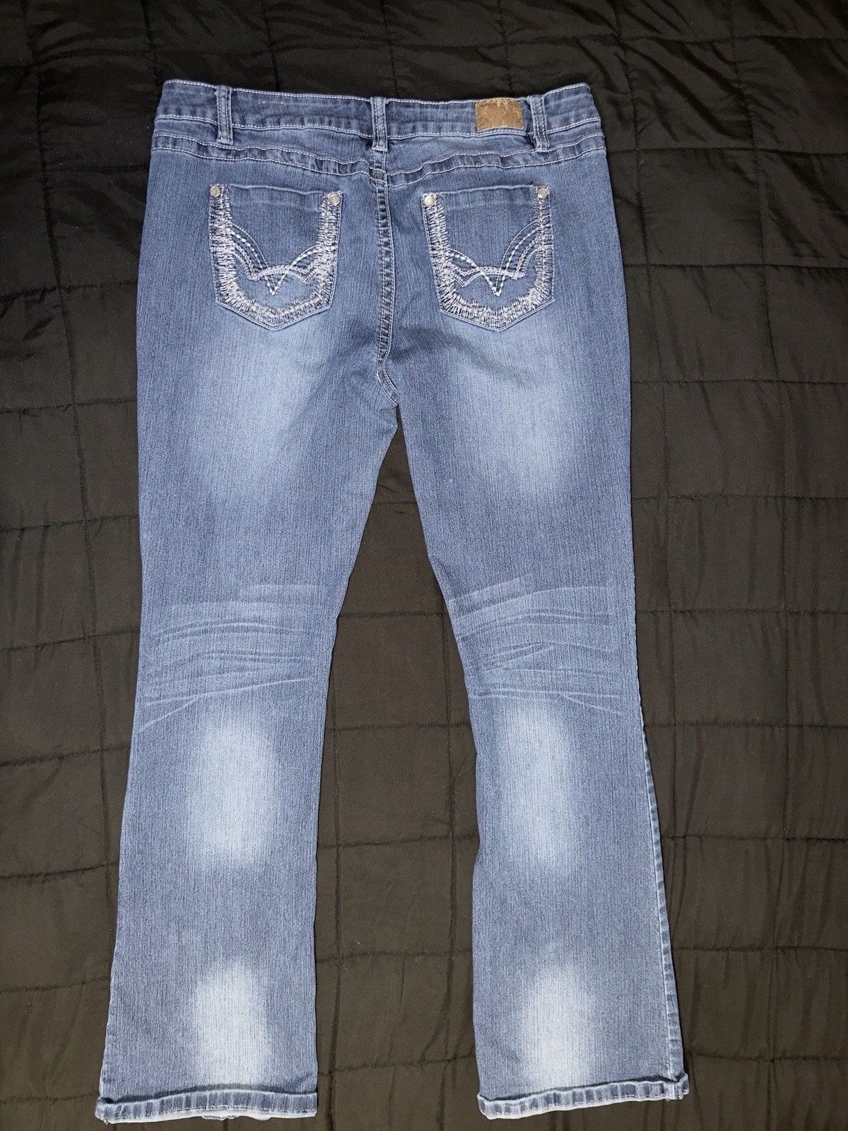 Bootcut Denim Women’s Size 15 Blue Mid Rise Cotton Blend