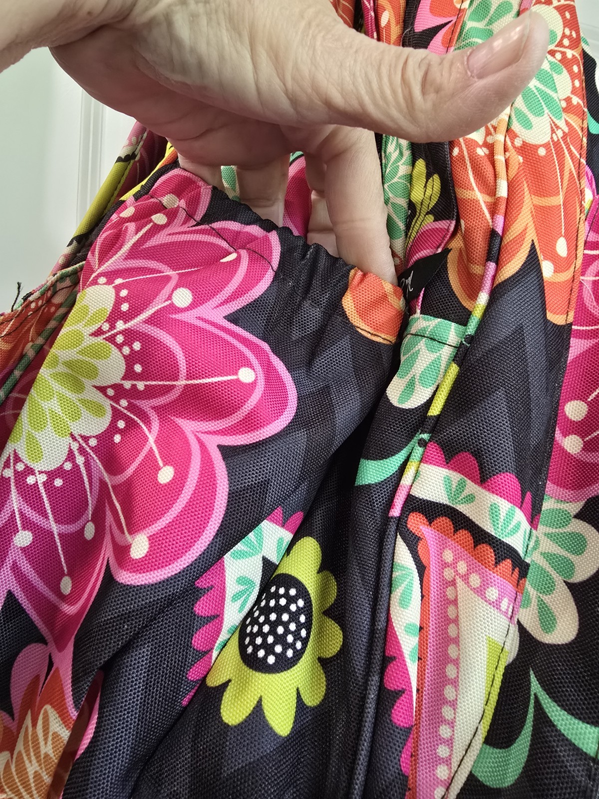 Vera Bradley Bouquet Book Bag Large Backpack Bright Floral Work School Travel