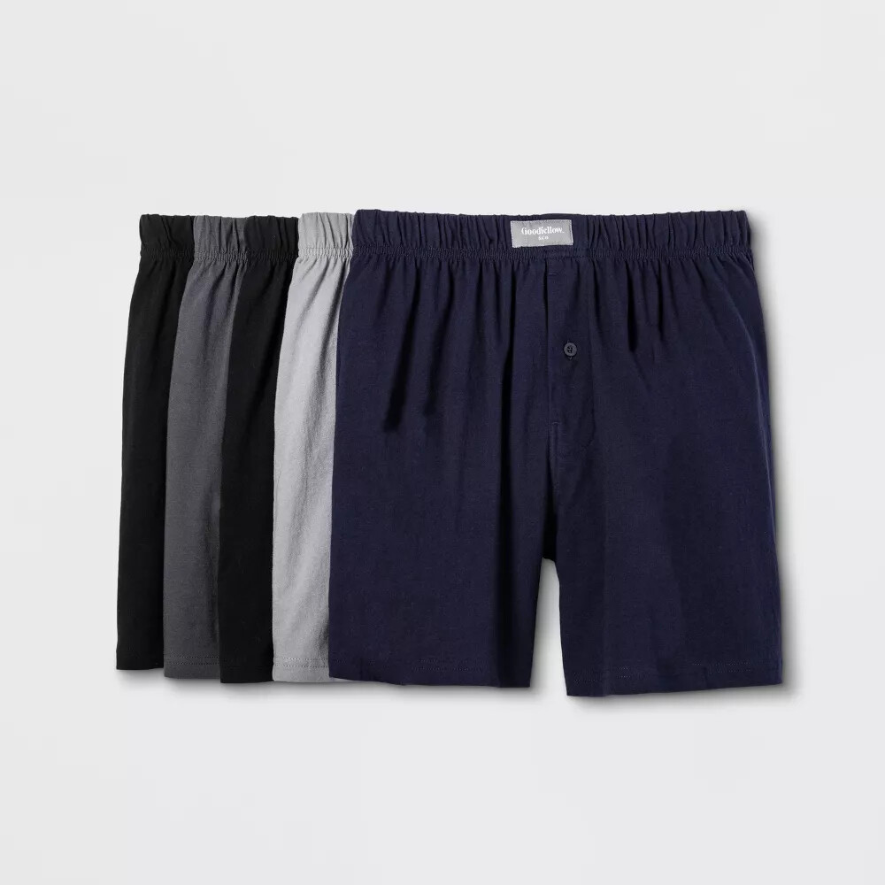 Goodfellow & Co Knit Boxers S M L XL XXL soft stretch fabric comfort fit 2 or 5