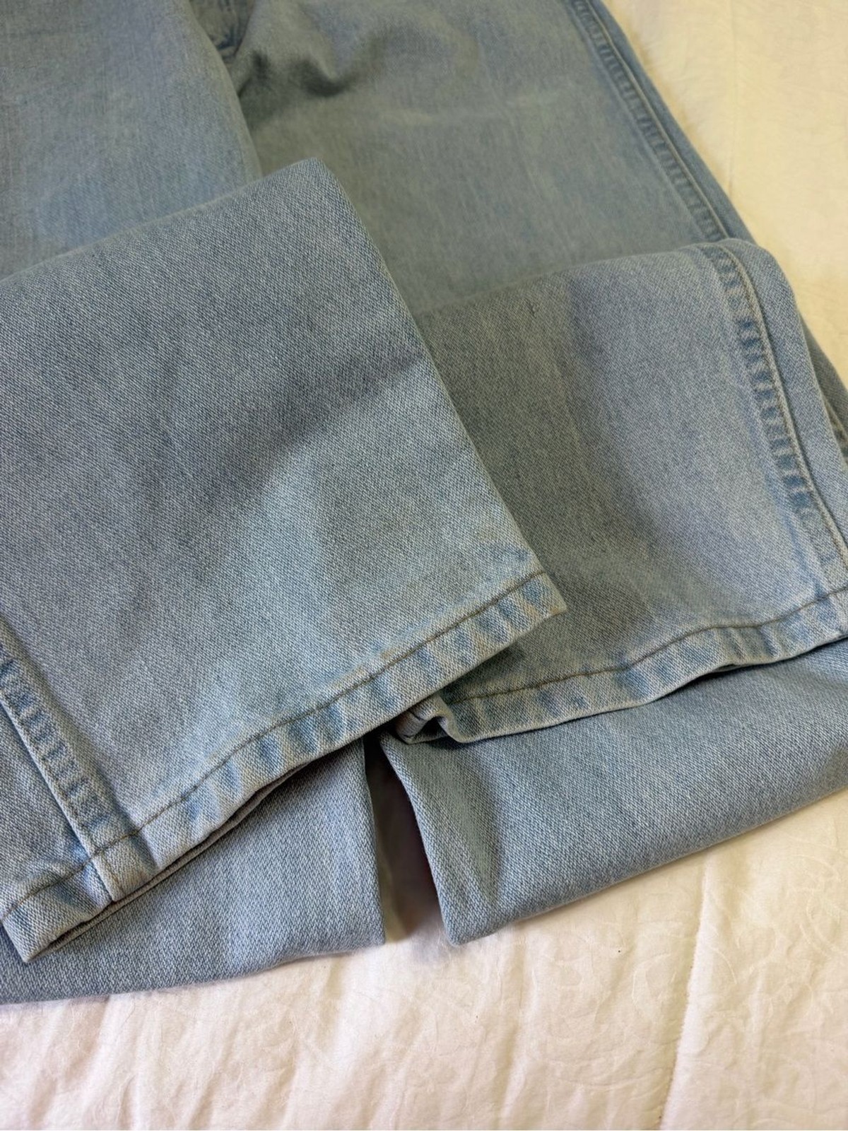 Wrangler 1013MWZGH Jeans Mens 34×36 Light Wash Regular Fit Western Cowboy Denim