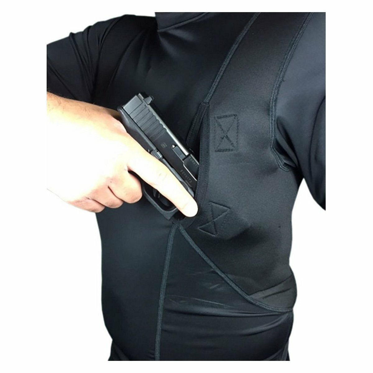 Mafoose Men’s Tank Top Sleeveless Concealed Carry Gun Holster Shirt Medium – 4XL