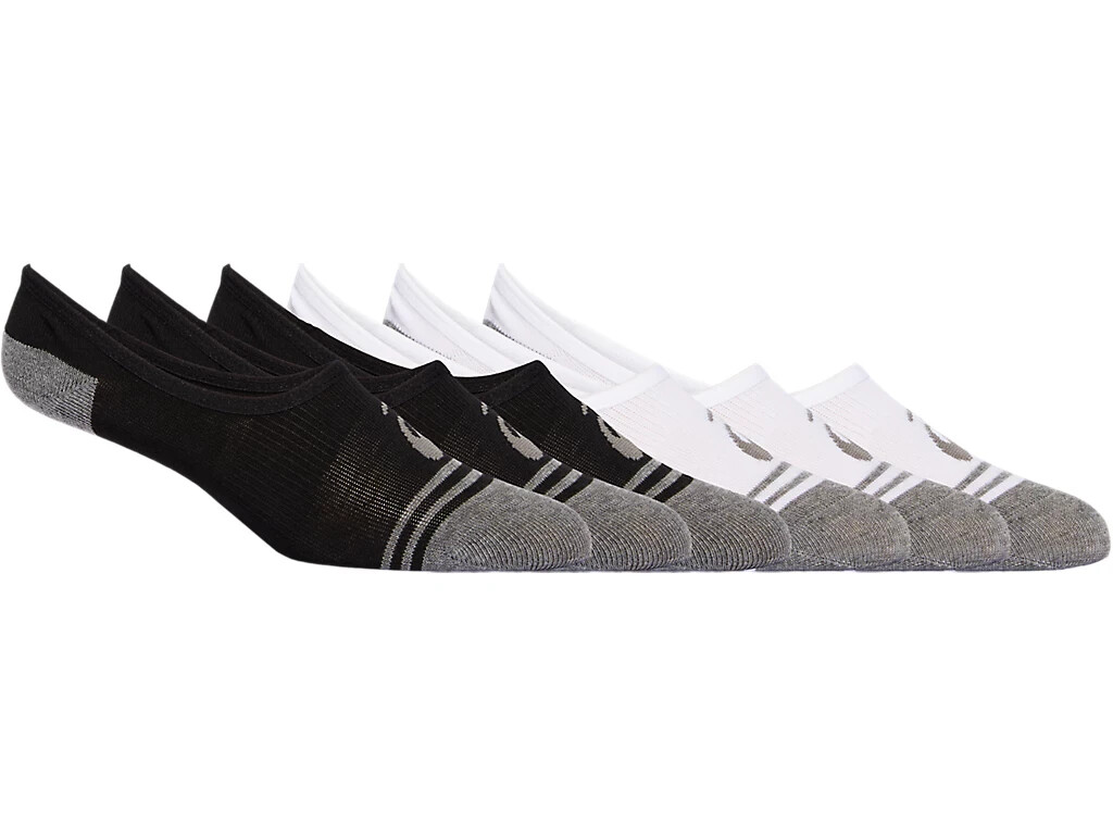 New Asics 6 Pack Unisex Invasion Ultralow Socks.