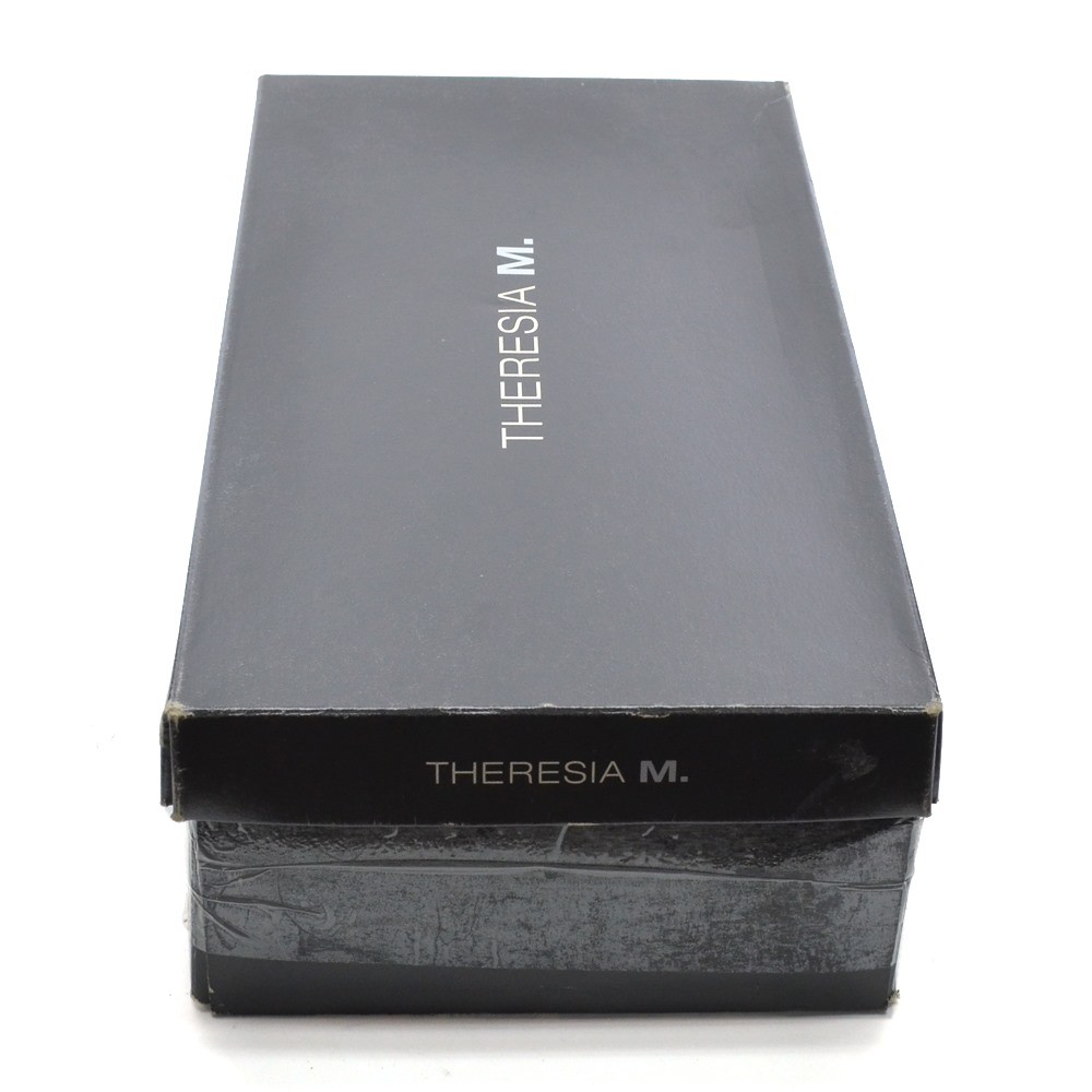 Womens Theresia M. Donna Wedge Loafer 7 M Black Leather Sneaker Shoes New in Box